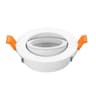 Adjustable Aluminum Downlight Frame  Round GU10 MR16 Ceiling Spotlight Fitting In Black White Or Si