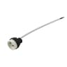 Fixed Recessed Spotlight Frame  Round Metal GU10 MR16 Ceiling Fitting In White Black Satin Nickel O