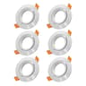 Adjustable GU10 MR16 Downlight Frame  Aluminum Ceiling Fitting In Silver White Or Black With 276 In 11