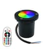RGBW LED InGround Landscape Light  10W Waterproof Spotlight With RF Remote  16 Colors For Path Deck 10