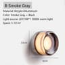 Round LED Acrylic Wall Lamp  Modern 5 W 3 Color Accent Light In White Amber Or Grey For Bedroom Stu 10