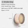 Round LED Acrylic Wall Lamp  Modern 5 W 3 Color Accent Light In White Amber Or Grey For Bedroom Stu 14