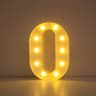 LED Letter  Number Light  866 In Warm White Battery Operated Marquee Lamp For Wedding Birthday And  18