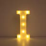 LED Letter  Number Light  866 In Warm White Battery Operated Marquee Lamp For Wedding Birthday And  12