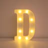 LED Letter  Number Light  866 In Warm White Battery Operated Marquee Lamp For Wedding Birthday And  7