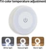 Rechargeable LED Touch Night Light  Dimmable Magnetic USB Lamp For Nursery Bedroom Hallway Closet A 6