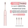 Ultrasonic Smart Sonic Electric Toothbrush Set  Adult Soft Brush Travel Kit 8