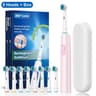 Rotary Rechargeable Electric Toothbrush For Adults  8 Soft Brush Heads Included 5