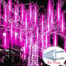 Meteor Rain LED Tube Lights 8Tube Cascading Christmas Light For Outdoor Decor 6
