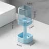 Minimalist Toothbrush Holder Set  Compact Bathroom Organizer With Gargle Cup  Tumbler Rack 5