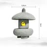 Pagoda Lantern Garden Statue  Zen Landscape Decor For Yard Bonsai  Aquariums 7