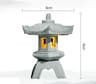 Pagoda Lantern Garden Statue  Zen Landscape Decor For Yard Bonsai  Aquariums 10