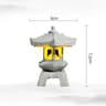 Pagoda Lantern Garden Statue  Zen Landscape Decor For Yard Bonsai  Aquariums 9