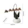 Mini Christmas Resin House Decoration  Santa Claus Figurines  Lighted Holiday Village Decor 9