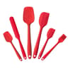 6 Piece Silicone Spatula Set Food Grade Heat Resistant Non Stick Baking And Cooking Tools 7