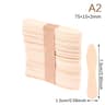 50 Pcs Disposable Wooden Waxing Sticks Body Hair Removal Spatula 14