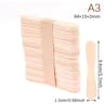 50 Pcs Disposable Wooden Waxing Sticks Body Hair Removal Spatula 15