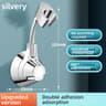 Adjustable Suction Cup Shower Head Holder  PunchFree Handheld Shower Bracket With MultiAngle Rotati 18