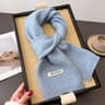 luxury winter scarf for women providing draft protection