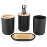 Bamboo Bathroom Accessory Set 9