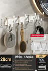 No Drill Folding Door Robe Hooks 10