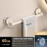 Suction Cup Double Bar Bathroom Towel Rack 17