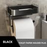 Aluminum Wall Mounted Toilet Paper Holder Shelf 13