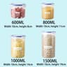 Transparent Airtight Food Storage Jar Set 3