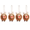 Felt Christmas Elk Tree Ornament Set 7