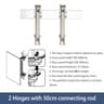 Aluminum Alloy Soft Close Door Hinge 7