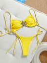 Womens Metal Starfish Bikini Set TieSide 2Piece Swimsuit 6