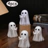 Cute White Ghost Festival Decoration Figurine 15