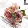 Artificial Rose And Peony Flower Bouquet For Wedding And Home Decor 7