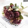 Artificial Rose And Peony Flower Bouquet For Wedding And Home Decor 8