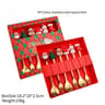Christmas Themed Stainless Steel Cutlery Set 10