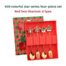 Christmas Themed Stainless Steel Cutlery Set 22