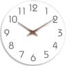 12 Inch Silent Wooden Minimalist Wall Clock 0