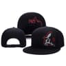 Skeleton Hand Flat Bill Snapback Baseball Cap 0