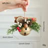 Christmas Bell Antlers Pinecone Hanging Ornament Decor 9