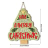 Rustic Wooden Christmas Bell Tree Hanging Ornament 5