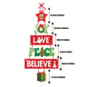 Christmas Door Hanging Paper Banner Santa Snowman Car Decor 9