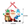 Christmas Door Hanging Paper Banner Santa Snowman Car Decor 10