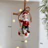 Retro 3D Christmas Tree Bell Resin Ornament 5