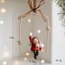 Retro 3D Christmas Tree Bell Resin Ornament 14