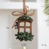 Retro 3D Christmas Tree Bell Resin Ornament 16