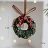 Retro 3D Christmas Tree Bell Resin Ornament 18