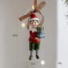 Retro 3D Christmas Tree Bell Resin Ornament 7