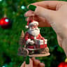 Acrylic Santa Bicycle Christmas Tree Ornament 6