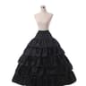 Long 4 Hoop Petticoat Crinoline Underskirt For Ball Gown Wedding Dress 4