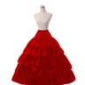 Long 4 Hoop Petticoat Crinoline Underskirt For Ball Gown Wedding Dress 5